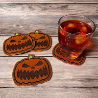Jack O'Lantern Coasters