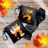 Pumpkin Costume Poop Bag Dispenser