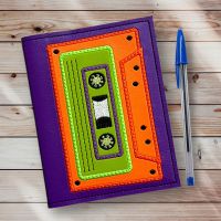 Retro Cassette Notebook - Purple