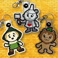 Chibi Wizard of Oz Key Rings - Dorothy's Friends