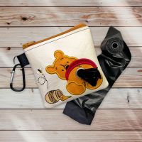 Orange Bear Poop Bag Dispenser