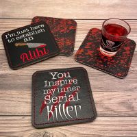 Serial Killer Coasters (Black)