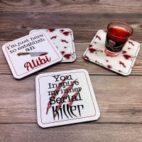 Serial Killer Coasters (White)