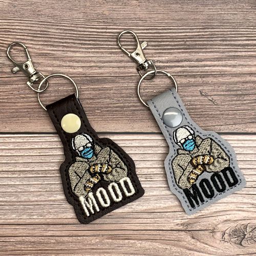 Bernie's Mood Key Ring